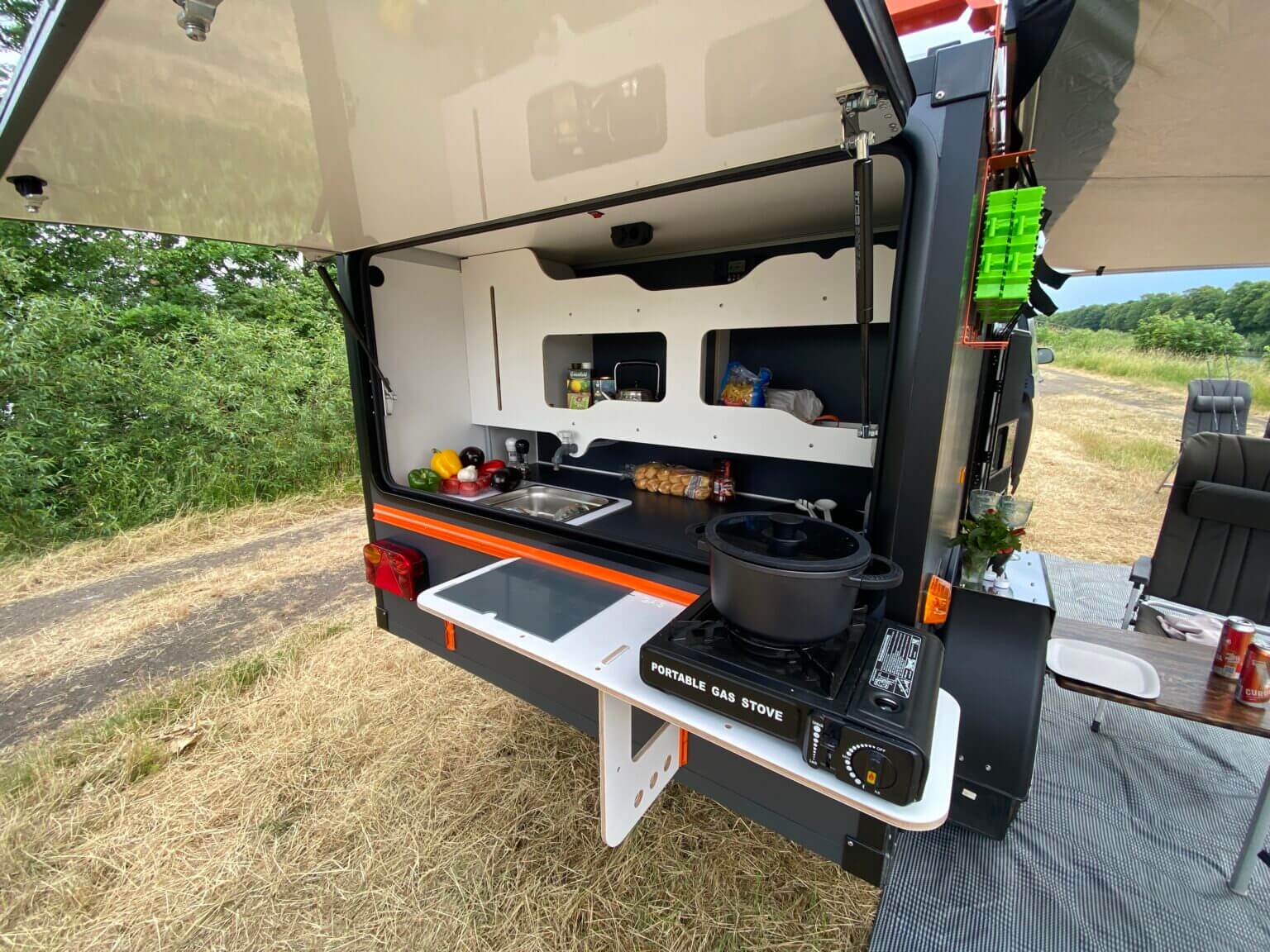 Wohnwagen im Einsatz