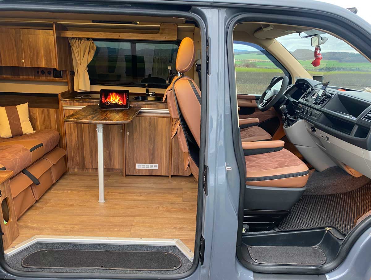 Wohnmobilausbau Seitenansicht